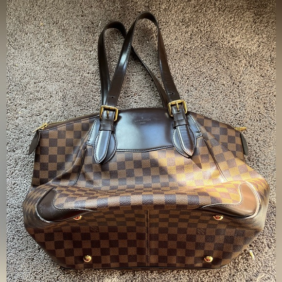 Louis Vuitton Verona Brown Ebene Canvas Shoulder Bag - Picture 5 of 8